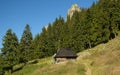 Wooden sheepfold Royalty Free Stock Photo