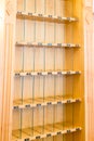 Wooden shelf Royalty Free Stock Photo