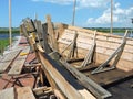 Wooden ship building