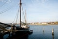 Wooden Ship - Ebeltoft - Denmark Royalty Free Stock Photo