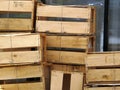 Wooden Shipping Crates Royalty Free Stock Photo