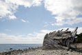 Wooden shipwreck