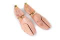 Wooden shoe trees Royalty Free Stock Photo