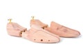 Wooden shoe trees Royalty Free Stock Photo