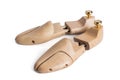 Wooden shoe trees Royalty Free Stock Photo