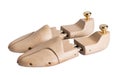 Wooden shoe trees Royalty Free Stock Photo