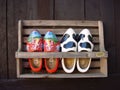 Wooden shoes Royalty Free Stock Photo