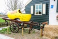 Wooden shoes factory in Volendam Royalty Free Stock Photo