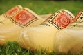 Wooden shoes Royalty Free Stock Photo