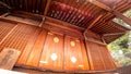 The wooden shrine building of Hie Shrine, the guardian of Kawagoe Kita-in Temple