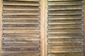 Wooden shutter