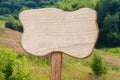 Wooden sign Royalty Free Stock Photo