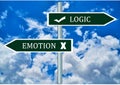 Emotion versus Logic Royalty Free Stock Photo