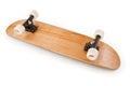 Wooden Skateboard Upside Down Royalty Free Stock Photo