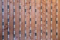 Wooden slat at Chillon Castle - Veytaux, Switzerland