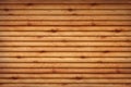 Wooden slatted fence