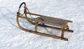 Wooden sledge