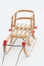 Wooden sleigh Royalty Free Stock Photo