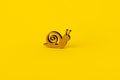 Wooden snail symbol