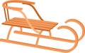 Wooden Snow Sledge