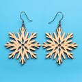 Wooden Snowflake Earrings: Unique And Stylish Accessories For Winter