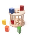 Wooden sorter child toy Royalty Free Stock Photo