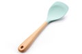 Wooden spatula on white background