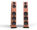 Wooden Speakers Royalty Free Stock Photo
