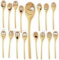 Wooden spoon cartoon