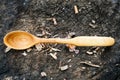 Wooden spoon carved from Alder wood