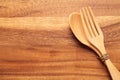 Wooden spoon fork Royalty Free Stock Photo