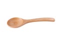 wooden spoon isolated on a white background Royalty Free Stock Photo