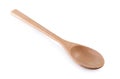 wooden spoon on a white background