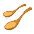Wooden Spoon Vector Illustration