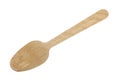 Wooden spoon on a white background. Isolated object. Royalty Free Stock Photo