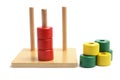 Wooden Stack and Sort Toy Royalty Free Stock Photo