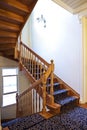 Wooden staircase Royalty Free Stock Photo