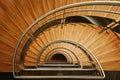 Wooden staircase Royalty Free Stock Photo