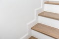 wooden staircase interior decoration Royalty Free Stock Photo