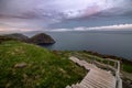 Iceberg off shore at Signal Hill - Newfoundland, Canada. Royalty Free Stock Photo