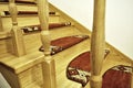 Wooden stairs Royalty Free Stock Photo