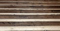 Wooden stairs background, closeup Royalty Free Stock Photo