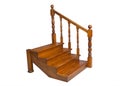 Wooden stairs Royalty Free Stock Photo