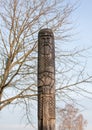 Wooden statue of the ancient pagan deities