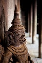 Wooden statue, Bagaya Monastery, Burma