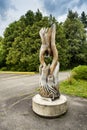 Sculpture in Saint Jean Port Joly, Quebec, Canada