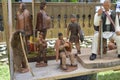 wooden statues