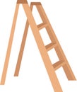 Wooden Step Ladder Royalty Free Stock Photo