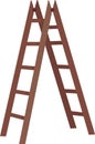 Wooden Step Ladder Royalty Free Stock Photo