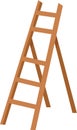 Wooden Step Ladder Royalty Free Stock Photo